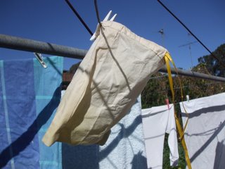 Washed and drying in the breeze